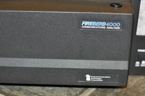 TTC FireBerd 4000 Communication Analyzer w/ Interface Adapter to DTE and DDS