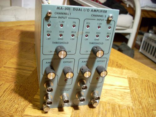 Tau-Tron MA-301 dual channel i/o amplifier bert
