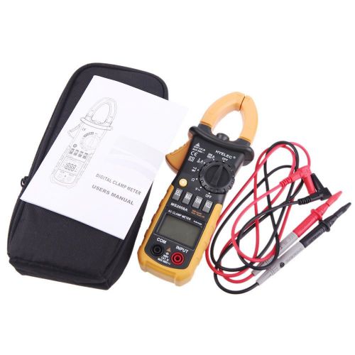 New HYELEC MS2008A Digital Clamp Meter AC DC Current Voltage Resistance Tester
