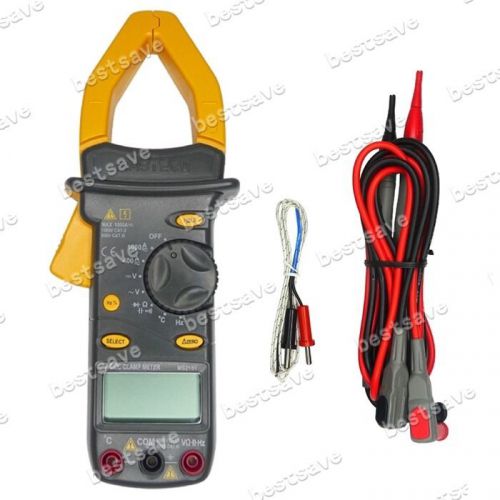 Mastech ms2101 digtal clamp ac/dc v/a res cap temp freq duty cycle meter b0289 for sale