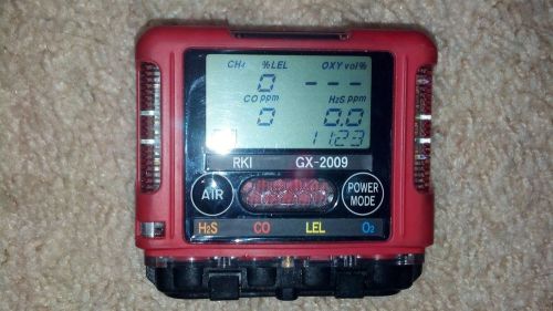 RKI GX2009 Four Gas Personal Monitor w/Charger