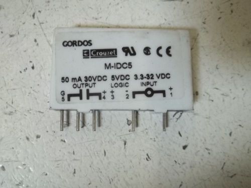 LOT OF 4 GORDOS M-IDC5 I/O MODULE 50MA 30VDC 5VDC 3.3-32VDC *NEW OUT OF A BOX*