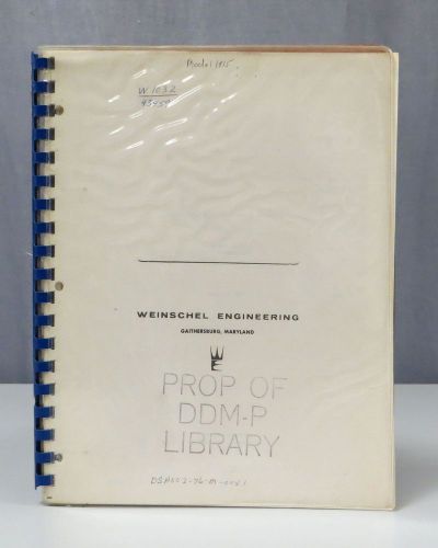 Weinschel Engineering Model 1815 Data Normalizer Operation &amp; Service Manual