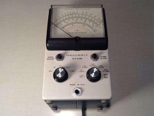 Heathkit VTVM model IM-5218, doesn&#039;t do anything, parts or repair only