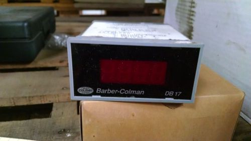 Barber Colman Digital Panel Meter Model DB17