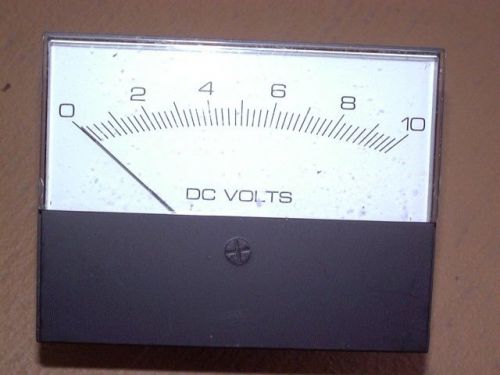 0 - 10 Volts DC Voltmeter