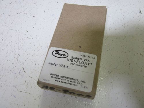 DWYER VFA-8 FLOW METER *NEW IN A BOX*