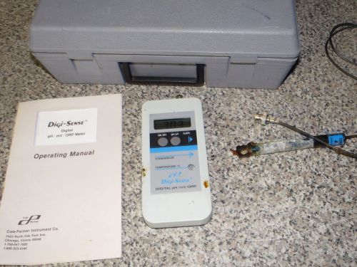 Cole parmer digi-sense digital ph mv orp handheld meter for sale