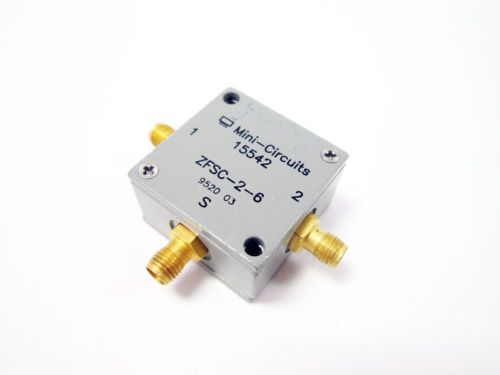 Mini-circuits zfsc-2-6 coaxial 2-way power splitter 60 mhz for sale