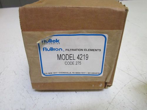 FLUITRON 4219 CODE 275 FILTER *NEW IN A BOX*