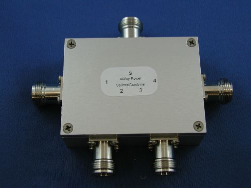 RF 4 Way Power Splitter/Combiner 250MHz-3GHz N Female