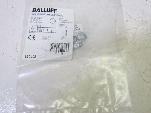 BALLUFF BES M08MG1-PSC60F-S49G PROXIMITY SWITCH 10-30VDC *NEW IN A FACTORY BAG*