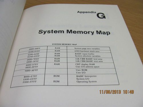 Commodore manual 2001,3000, 4000;8000: basic version 4.0 - user&#039;s refer #19488 for sale