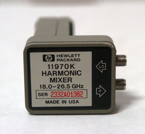 Agilent / hp 11970k wr42 waveguide harmonic mixer; 18 to 26.5 ghz for sale