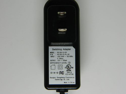Shanghai Electronics PS120112-DY Power Supply Adaptor 12 V 700 mA