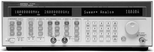 Hp/agilent 83752b high power synthesized sweeper 10mhz - 20ghz -10 to +17dbm for sale