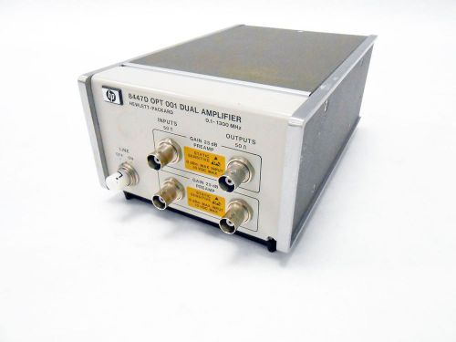Hp agilent keysight 8447d amplifier 1300 mhz option 001 8447d-001 1.3 ghz for sale