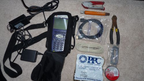 JDSU ACTERNA DSAM-1500B METER.CABLE &amp; PHONE TOOLS AND HUSKY POUCH BUNDLE!!!!