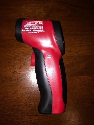Craftsman 1000 Degree High Temperature InfraRed Thermometer 50466 laser