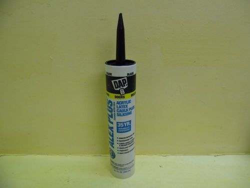 DAP Alex Plus Black 10.1 Fl Oz Indoor Outdoor Waterproof Caulking Silicone Latex