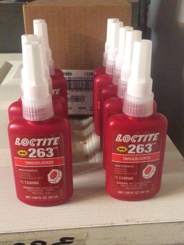 Loctite 263 primerless High Strenght Red 50ml 1 Case 10 Bottles