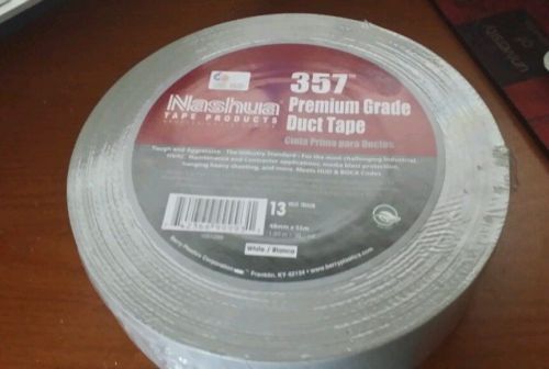 Nashua 357premium grade duct tape 1.89inx60.1yd white//I have 36 rolls available