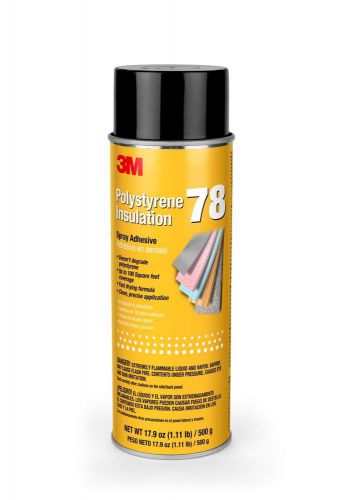 3m™ polystyrene foam insulation 78 spray adhesive clear, 17.9oz fast drying for sale