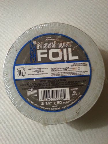 Tyco/Nashua Aluminum Foil Tape, 322 Series 2 1/2&#034; x 50 yards