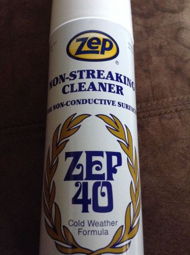 Zep 40 1lb. 2 oz Cans Non-Streaking Cleaner Cold Weather Formula Aerosol