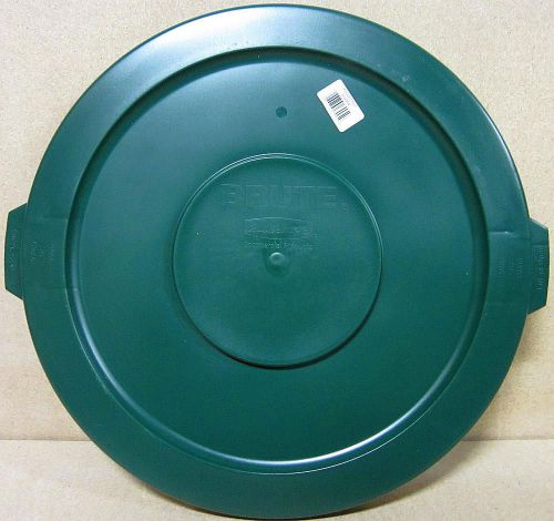 Rubbermaid 2631-00 grn round top, green, dia. 22 1/4in - lot of 6   g2 for sale