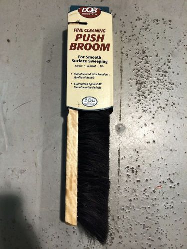 18&#034; FINE CLEANING PUSH BROOM POLY DBQ INDUSTRIES #10602 (E001)
