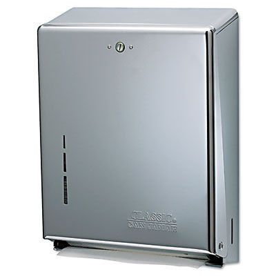 C-Fold/Multifold Towel Dispenser, 11 3/8w x 4d x 14 3/4h, Chrome T1900XC