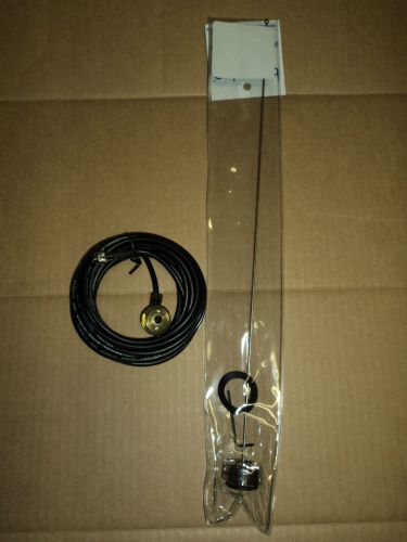 New uhf or vhf nmo antenna kit and 17&#039; antenna cable w/ mini u uhf for  motorola for sale