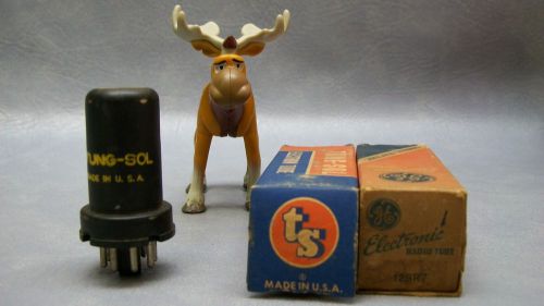 12SR7 Vacuum Tubes  Vintage GE &amp; Tung-Sol  Lot of 2