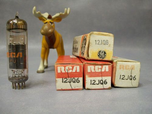 12jq6 vacuum tubes  lot of 4  ge / rca for sale