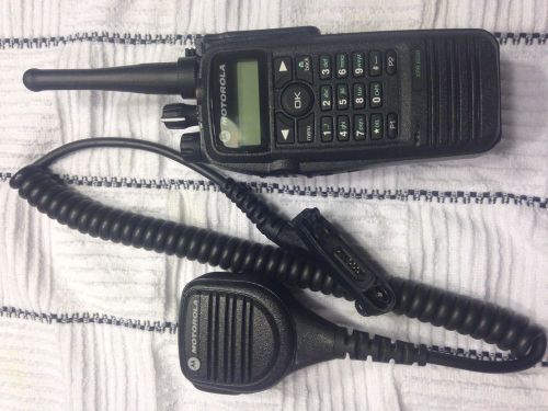 Motorola xpr6550 uhf radio with speaker mic for sale