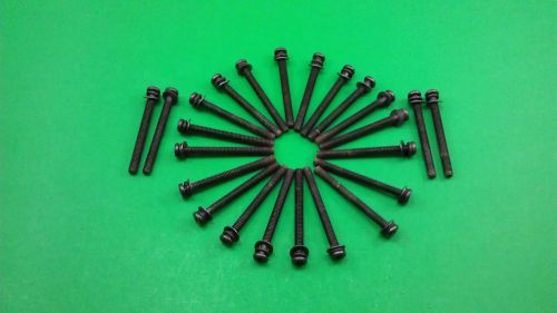 5/16&#034; STRONG CHAIR BOLTS, 3-5/16&#034; LONG (24 ) PLUS 24 WASHERS &amp; 24 SPRING WASHERS