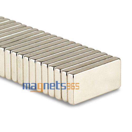 10pcs N35 Super Strong Block Cuboid Rare Earth Neodymium Magnets F20 x 10 x 3mm