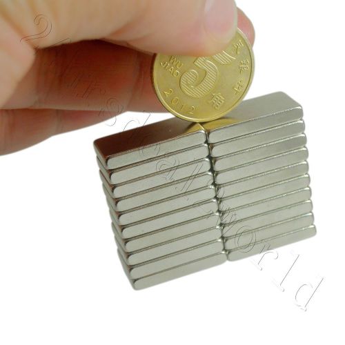 20pcs 20mm x 10mm x 3mm block cuboid rare earth neodymium n35 magnets for craft for sale