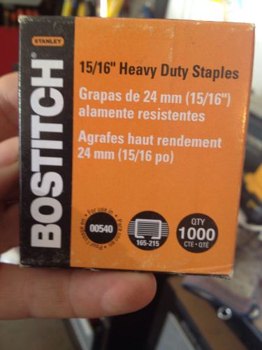 Bostitch heavy duty staples 5/16 seven boxes for sale