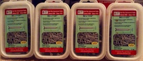 4 Boxes of 1 lb. 11-Gauge 1-1/2-in Hot-Dipped Galvanized Joist Hanger Nails