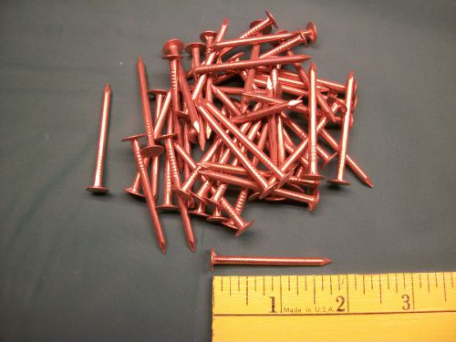 Copper Slate Roofing Nails 1 3/4 x 11ga with  3/8&#034; head - 50 COUNT