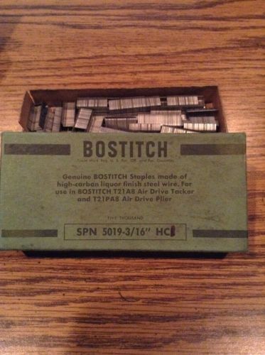 Bostitch staples for use in t21 ab air drive tacker &amp; t21pa8 air drive plier for sale