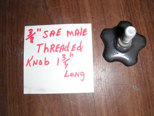 3/8&#034; SAE Male Threaded Knob 1 3/4&#034; Long