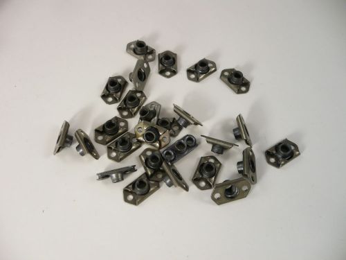 lot of 25 stainless steel 10-32 flat nuts