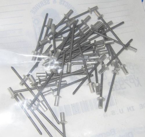 Lot Of 500 Blind Aluminum / Stainless Steel Rivets 1/8 X 1/32 x 1/16 Closed-End