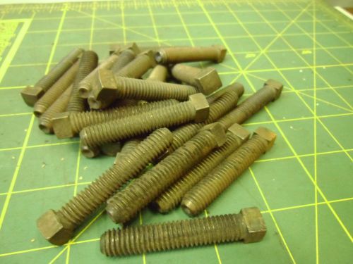 3/8-16 x 2&#034; square head set screws cup point (qty 26) #j55127 for sale