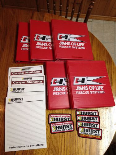 Hurst Jaws of Life Patches, Notebooks, &amp; Notepads