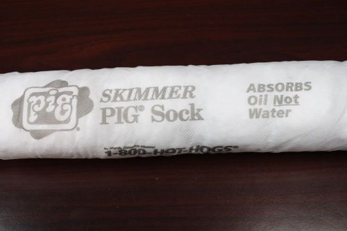 New 46&#034; pig skimmer absorbent socks / absorbs oil not water for sale