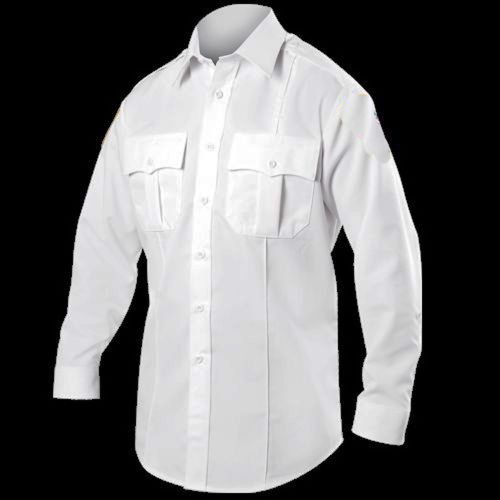 Blauer 8600-z classact long sleeve shirt police dress white size 17.5 ( 32-33 ) for sale
